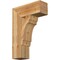 Ekena Millwork Olympic Block Rough Sawn Bracket, Western Red Cedar, 6"W x 18"D x 26"H BKT06X18X26OLY05RWR - alternate 1